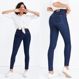 Madewell Curvy High-Rise Skinny Jeans in Hayes Wash Size 35P